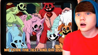 Take The Test by RecD  Miss Delight Catnap amp Smiling Critters Fan Song REACTION [upl. by Tranquada]