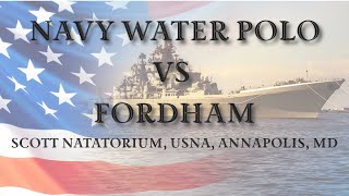 NAVY Water Polo vs Fordham 9302023 [upl. by Michell534]