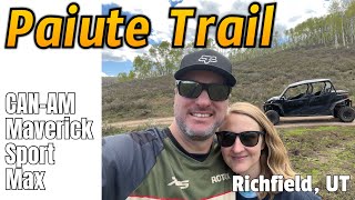 ￼Paiute ￼Trail  Richfield Utah with CANAM Maverick Sport Max [upl. by Neeleuqcaj273]