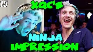 XQCS HILARIOUS NINJA IMPRESSION  xQc Funny Moments 15 [upl. by Loziram327]