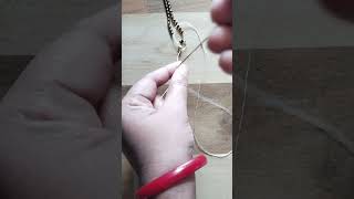 Daily use black beads short mangalsutra design mangalsutra shorts viralvideo [upl. by Secor]