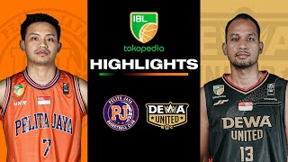 Highlight Pelita Jaya Jakarta vs Dewa United Banten  June 22 2024  IBL Tokopedia 2024 [upl. by Labaw]