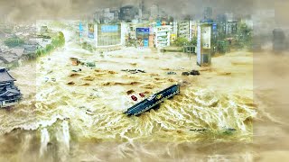 Destroyed in seconds Half of China Underwater Shocking Aerial Footage of Devastation [upl. by Weisman]