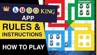 How to play LUDO King FREE Online Game Rules of LUDO King  LUDO King Game Play [upl. by Amsirak]