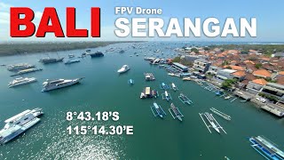 FPV STORIES BALI Serangan Bay Only one place to stay on a sailing yacht in Bali [upl. by Jael]