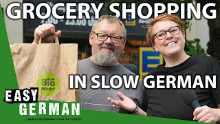 Going to the Supermarket in Slow German  Super Easy German 231 [upl. by Rihsab]