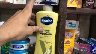 Vaseline body lotion cream uses  price  composition  dose  side effects  review  in hindi [upl. by Broddie]