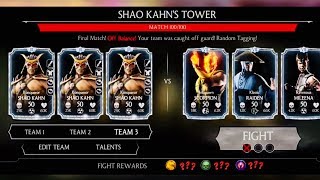 RELIC HUNT amp SHAO KAHN TOWER ALL ENDINGSREWARDS with SHAO KAHN Last Bosses Towers Mkx Update116 [upl. by Yelsew429]