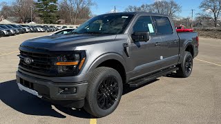 2024 Ford F150 XLT Powerboost in Carbonized Gray Full Walk Around [upl. by Tamarah]