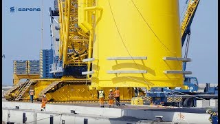 Corporate video  Sarens Two of the world’s biggest crawler cranes working in tandem [upl. by Holub]