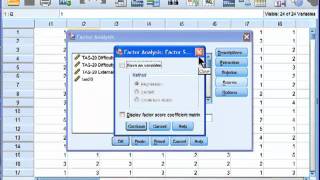 Factor Analysis  SPSS part 3 [upl. by Cherian]