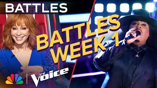 The Best Performances from the First Week of Battles  The Voice  NBC [upl. by Ermengarde]