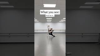 real POV of a Ballerina 🤩  ballet shorts [upl. by Dedra]