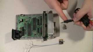 NES101 Nintendo top loader  35mm TRRS AV connector mod walk through [upl. by Suoivatram228]