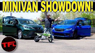 2021 Toyota Sienna vs Chrysler Pacifica One Of These Is The ULTIMATE AWD People Mover [upl. by Otipaga]