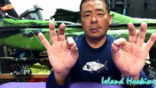 How to make a hook line 3 ways with 1 knot [upl. by Bland]