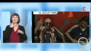 Annonce de la mort de Thierry Roland  16 Juin 2012 sur France 2 [upl. by Daveen]