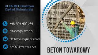 Beton towarowy Pawłowo AlfaBet [upl. by Baumbaugh]