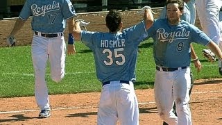 Hosmer wins the game with a walkoff single [upl. by Jermaine]