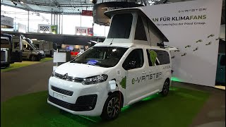 2023 Pössl Vanline eVanster  Exterior and Interior  Caravan Show CMT Stuttgart 2023 [upl. by Airrehs]