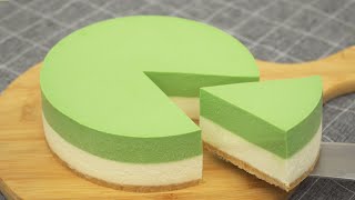 Matcha Cheesecake No Oven [upl. by Brass]