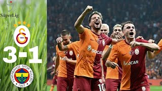 Galatasaray vs Fenerbahce 31 Turkish Super League 20242025 [upl. by Yeliw]