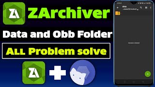 Android data file not showing  Zarchiver data file problem android 14 [upl. by Naloc]