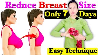 Reduce Breast Size Breast kam karne ki Exercise [upl. by Hamfurd]