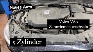 Volvo V60 D3  D4  D5 Zahnriemen wechseln  Neuzugang  Keno [upl. by Orual]