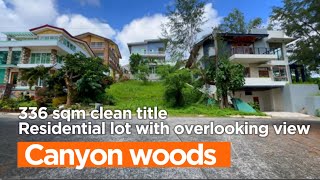 VA2924 canyon woods residential resort  336 sqm clean title with overlooking view [upl. by Jordanna]