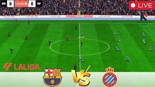 🔴LIVE  BARCELONA vs ESPANYOL  Spain La Liga 2425  Full Match  2024  FC 25 Game Simulation [upl. by Ihab]