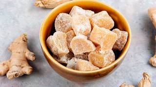 How to Make Crystallised Ginger Easy Tutorial [upl. by Myrta9]