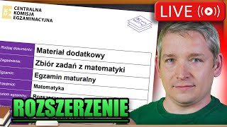 Matura próbna Odpowiedzi Grudzień 2022 Poziom Rozszerzony Matematyka Live [upl. by Jopa]