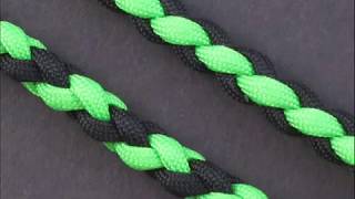 How to Make 4Strand Round Braid Bracelets Both Forms by TIAT [upl. by Stoneman]