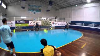 Treino de GuardaRedes Futsal Modicus 1516 Filipe Monteiro Futsal Goalkeeper Training [upl. by Waverly]