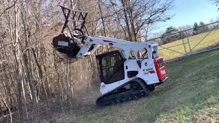 Bobcat T770 Forestry Mulching [upl. by Oshinski]