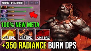 WTF 350 Flame Cloak Radiance Blood Mist Burn DPS 1v5 Run At Them 100 Max Speed Bloodseeker Dota 2 [upl. by Aruasor]