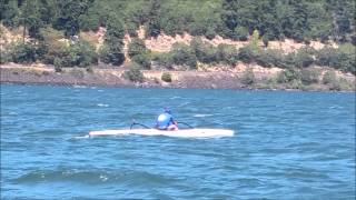 Gorge Downwind Paddle Festival 2015  Outriggers Kai Jimmy [upl. by Gaye596]