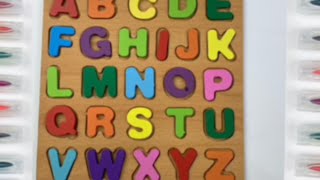 ABC Toy Alphabet  ABC Big Letters  Basic Alphabet  Kids Centre [upl. by Asiled]