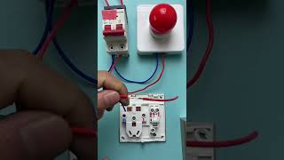 Oneopening fivehole wiring sharing Electrician Switch and socket wiring method [upl. by Anirdua]