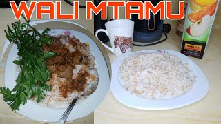 JINSI YA KUPIKA WALI MTAMU SANA  How to Cook Delicious Rice mapishiDay4 [upl. by Demb]