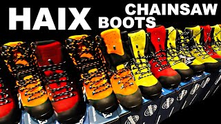 CHAINSAW CUT PROTECTION BOOTS HAIX [upl. by Neiht]