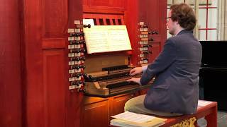 Vater unser im Himmelreich BWV 682 JSBach  Gerben Budding  Koororgel Bovenkerk Kampen [upl. by Pinter390]