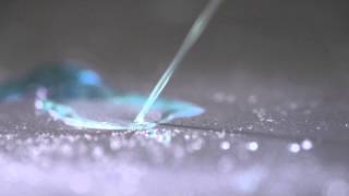 Aculon Hydrophobic amp Superhydrophobic Coatings in SlowMotion [upl. by Nitas]