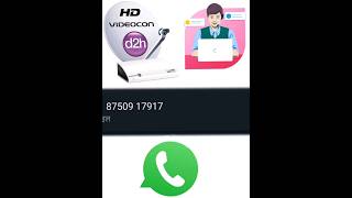 Videocon D2H customer care number new 2023 [upl. by Thorr]