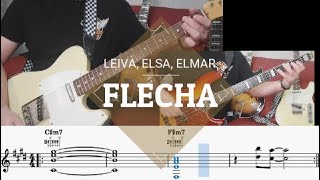 FLecha LEIVA ELSA ELMAR🎯 TUTORIAL 🎸Partíacordes By DANIELO’S Grooves [upl. by Appleton]