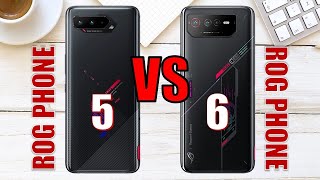 Asus ROG Phone 5 vs Asus ROG Phone 6 ✅ Full Comparison ⚡ Choose the Best Phone [upl. by Norene720]