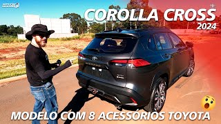 COROLLA CROSS 2024  Modelo Com Todos Acessórios Toyota [upl. by Ahsenwahs266]