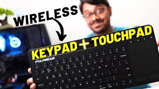 Best Wireless Keyboard with TouchPad ⚡ PolyGear BTX5050 ⚡ For Mac Windows Android iOS [upl. by Ainatnas682]