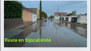 CAYÓ la LLUVIA en OJOCALIENTE mZACATECAS antes de la FERTU 2024  coique vlogs [upl. by Donella102]